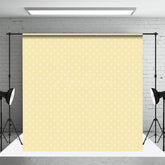 Aperturee - Aperturee Yellow White Stars Birthday Cake Smash Backdrops